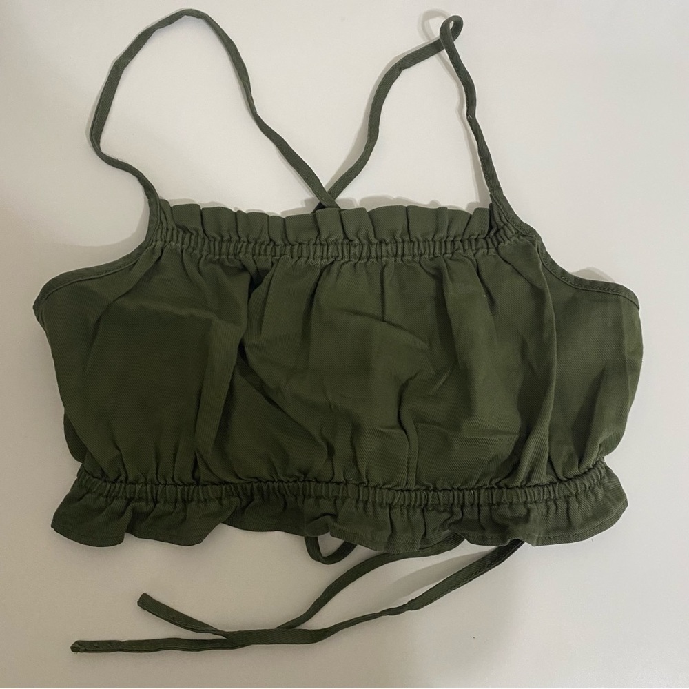 American Eagle tie back bubble cami - Picture 5 of 5